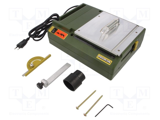 Circular saw table; Power supply: 230VAC 50/60Hz; 85W