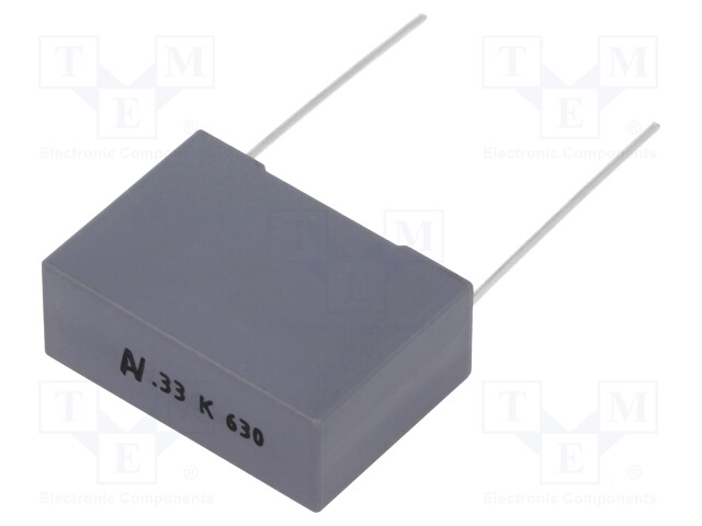 Capacitor: polyester; 330nF; 220VAC; 630VDC; Pitch: 22.5mm; ±10%