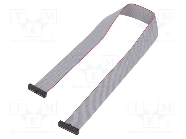 Ribbon cable with IDC connectors; Tape ph: 0.64mm; 355.6mm