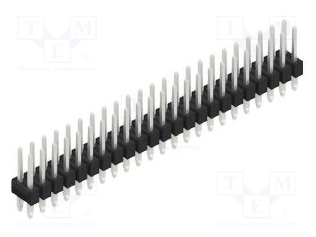 Connector: pin strips; pin header; male; PIN: 46; 2.54mm; THT; 2x23