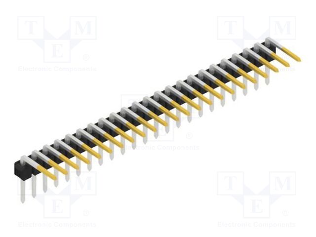 Connector: pin strips; pin header; male; PIN: 23; 2.54mm; THT; 1x23