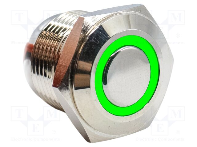 Switch: vandal resistant; Pos: 2; SPST-NO; 2A/48VDC; IP65; OFF-(ON)