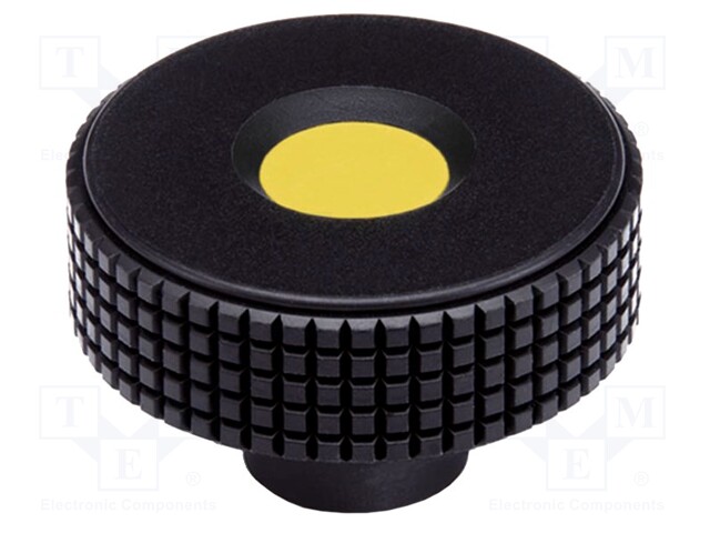 Knob; Ø: 70mm; Int.thread: M14; 20mm; H: 42mm; technopolymer (PP)