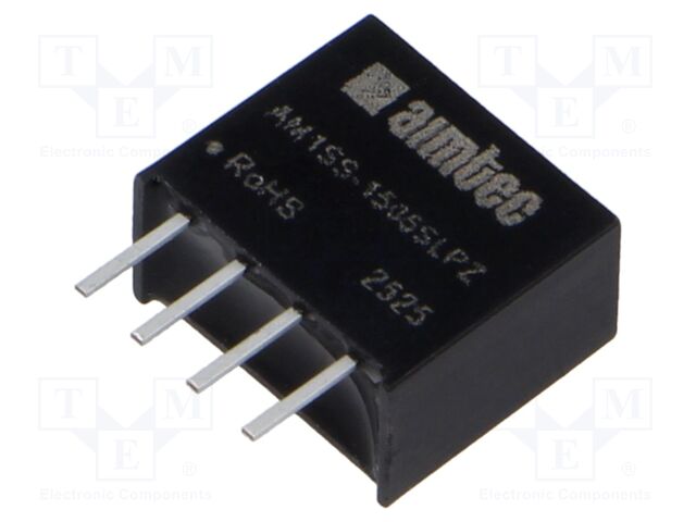 Converter: DC/DC; 1W; Uin: 13.5÷16.5V; Uout: 5VDC; Iout: 200mA; SIP4