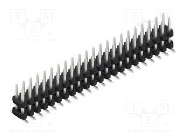 Connector: pin strips; pin header; male; PIN: 44; 2mm; SMT; 2x22