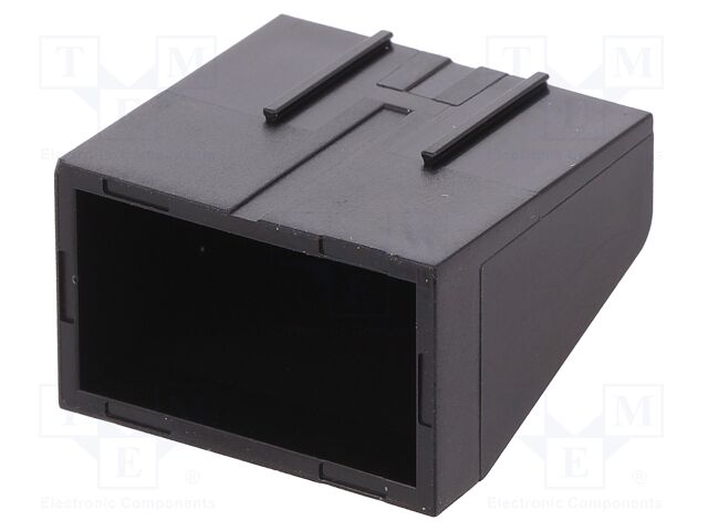 Stopper; for enclosures; UL94HB; Mat: ABS; black; 22.5mm