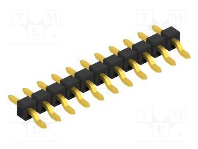 Connector: pin strips; pin header; male; PIN: 11; 2.54mm; SMT; 1x11