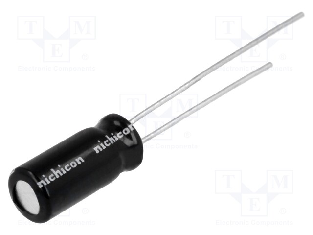 Capacitor: electrolytic; bipolar; THT; 47uF; 50VDC; Ø10x12.5mm