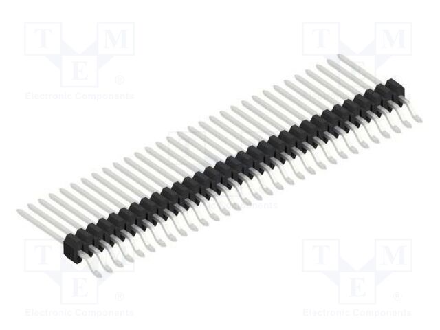 Connector: pin strips; pin header; male; PIN: 31; 1.27mm; SMT; 1x31