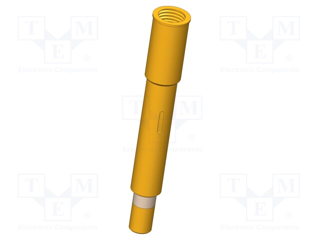 Test probe socket; Contact plating: gold-plated; push-in; KS-115