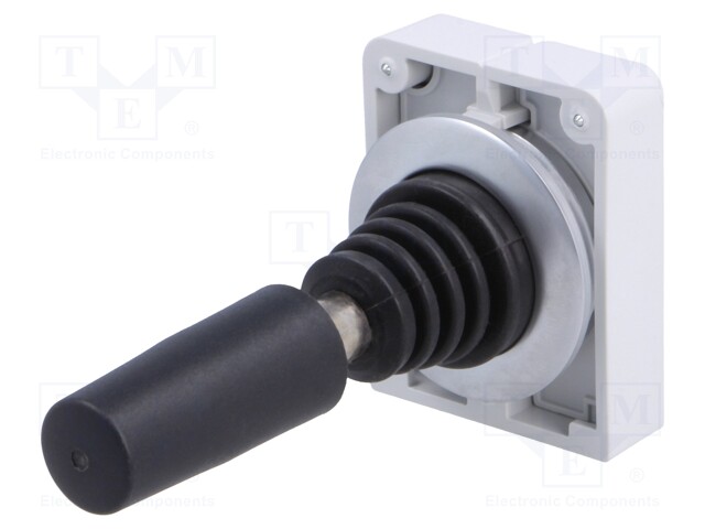Switch: joystick; Stabl.pos: 2; 30mm; black; none; IP66; Pos: 2