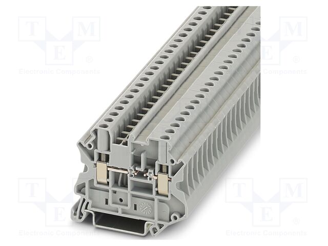 Splice terminal: rail; UT; 500mA; 800V; screw terminal; PA; W: 6.2mm