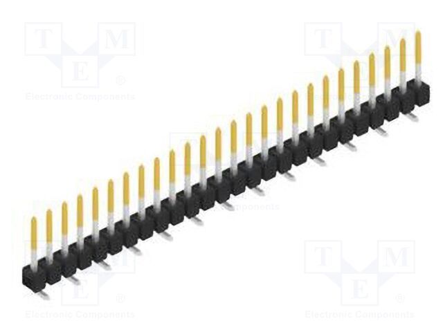 Connector: pin strips; pin header; male; PIN: 26; 2.54mm; SMT; 1x26