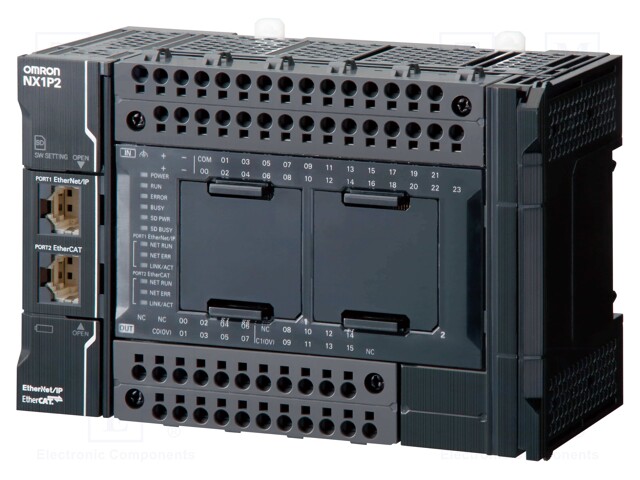 Module: CPU unit; OUT: 16; IN: 24; Series: NX1P; OUT 1: PNP; 1MB