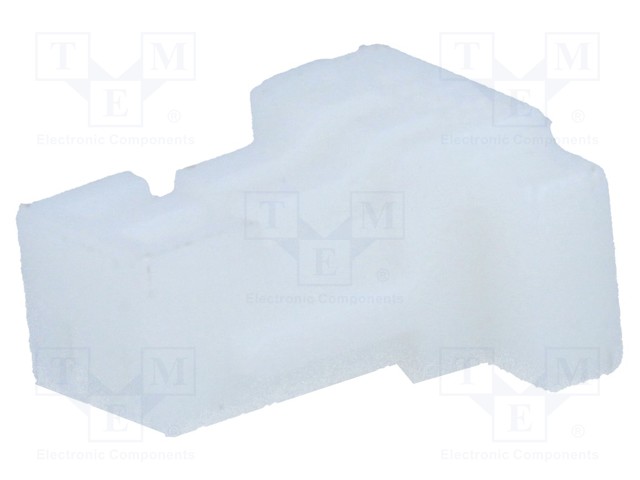 Plug; wire-board; female; 1mm; PIN: 2; w/o contacts; for cable; 50V