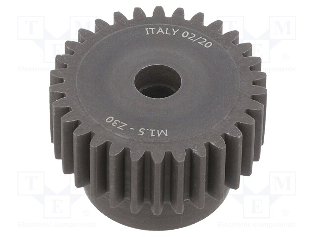 Spur gear; whell width: 30mm; Ø: 48mm; Number of teeth: 30; ZCL