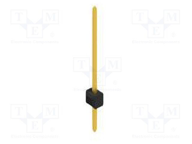 Connector: pin strips; pin header; male; PIN: 1; 2.54mm; THT; 1x1