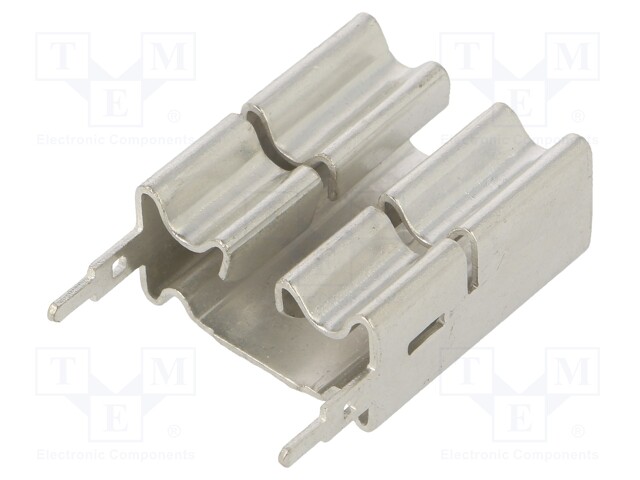 Heatsink: moulded; TO220; natural; L: 11mm; W: 22mm; H: 24mm; 19.5K/W