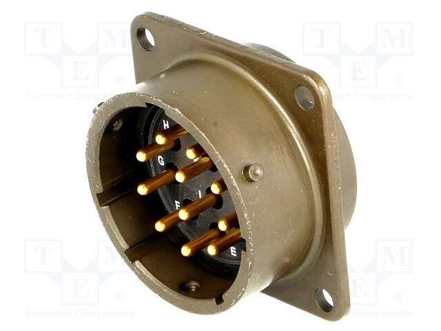 Connector: circular; MIL-C-26482, Series 1,PT; socket; male; 13A
