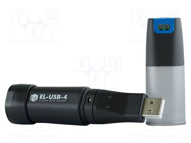 Logger: current; I DC: 4÷20mA; Interface: USB; Man.series: EasyLog