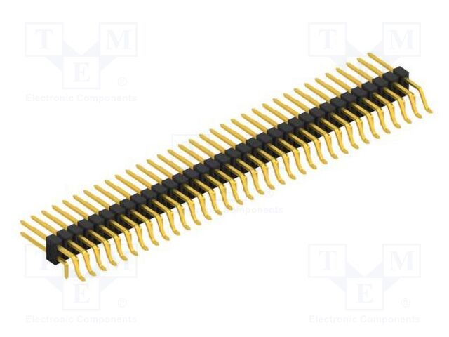 Connector: pin strips; pin header; male; PIN: 68; 2.54mm; SMT,THT