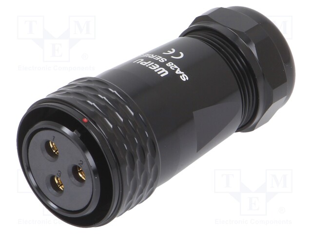 Circular; SA28; IP67; soldering; -40÷85°C