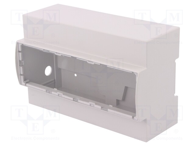 Enclosure: for computer; ABS; grey