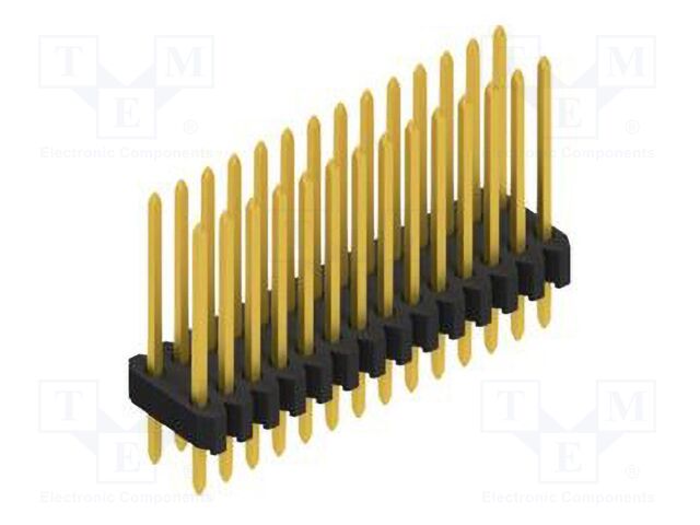 Connector: pin strips; pin header; male; PIN: 28; 1.27mm; THT; 2x14