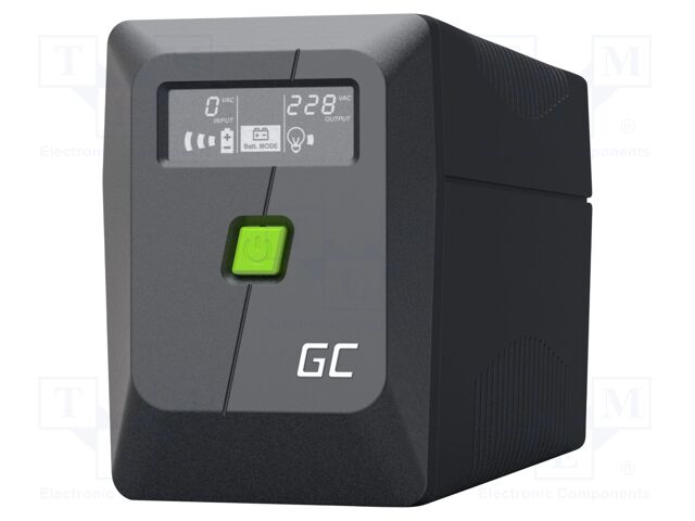 Power supply: UPS; 480W; 850VA; 230V; 286x100x142mm; 7Ah; Ubatt: 12V