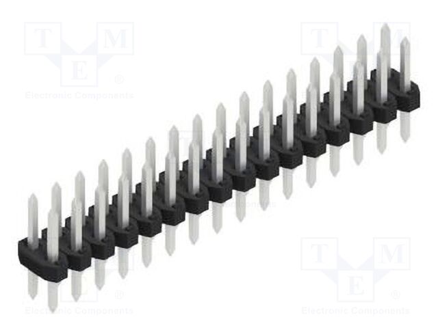 Connector: pin strips; pin header; male; PIN: 32; 2mm; THT; 2x16