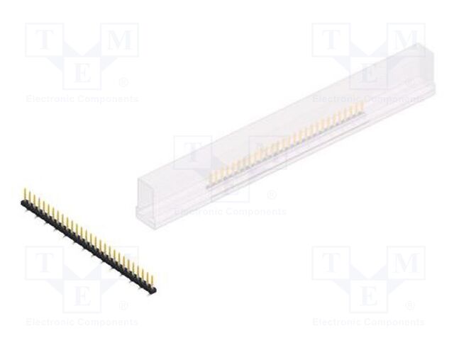 Connector: pin strips; pin header; male; PIN: 28; 2mm; SMT; 1x28