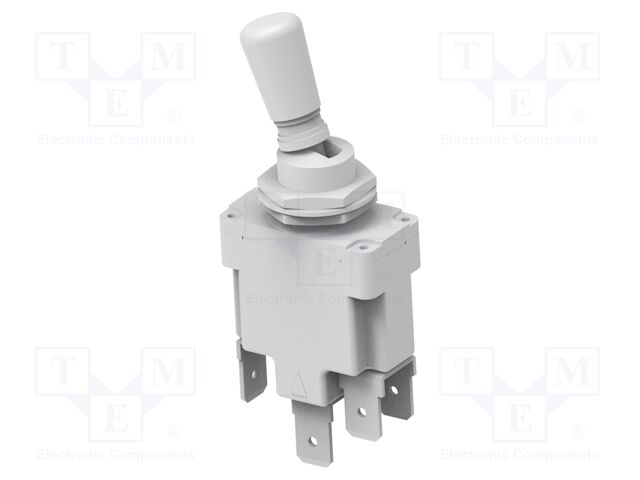 Switch: toggle; Pos: 2; SPDT; ON-ON; 15A/115VAC; 20A/28VDC; -35÷60°C