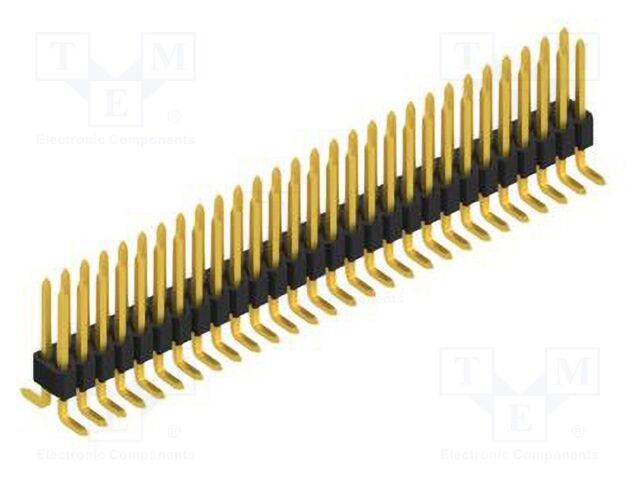 Connector: pin strips; pin header; male; PIN: 56; 1.27mm; SMT; 2x28