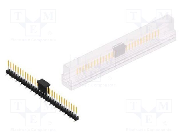 Connector: pin strips; pin header; male; PIN: 29; 2.54mm; SMT; 1x29