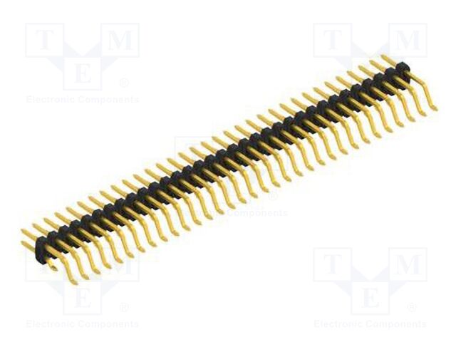 Connector: pin strips; pin header; male; PIN: 66; 2mm; SMT; 2x33