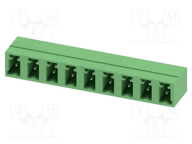 PCB headers, nominal cross section: 1.5 mm?, color: green, n