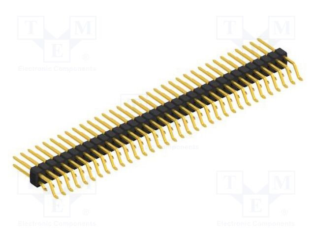 Connector: pin strips; pin header; male; PIN: 68; 2.54mm; SMT; 2x34