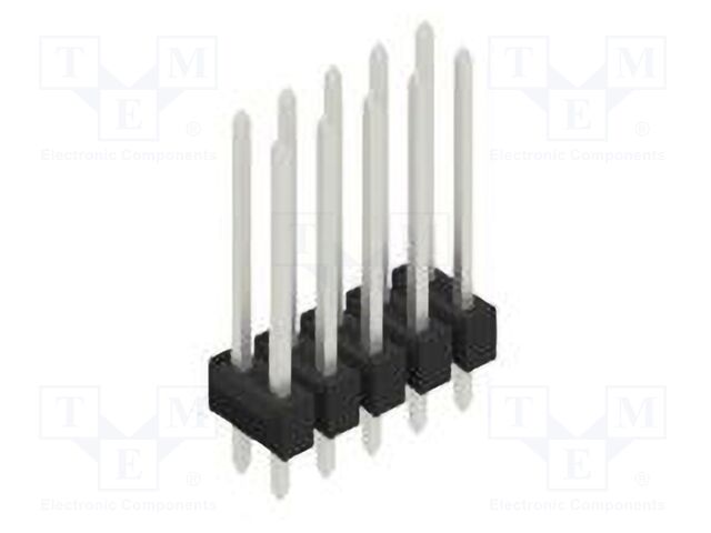 Connector: pin strips; pin header; male; PIN: 10; 2.54mm; THT; 2x5
