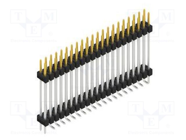 Connector: pin strips; pin header; male; PIN: 42; 2.54mm; SMT; 2x21