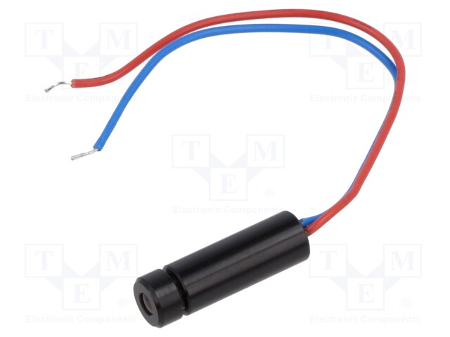 Module: laser; 0.4mW; red; dot; 650nm; 2.7÷3.3VDC; 10÷30mA
