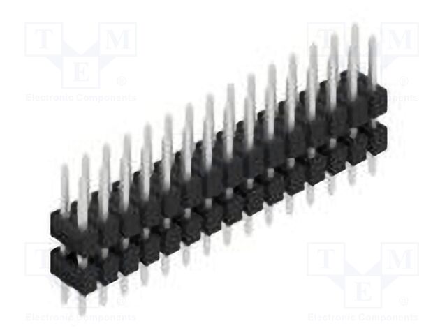Connector: pin strips; pin header; male; PIN: 30; 2.54mm; THT; 2x15