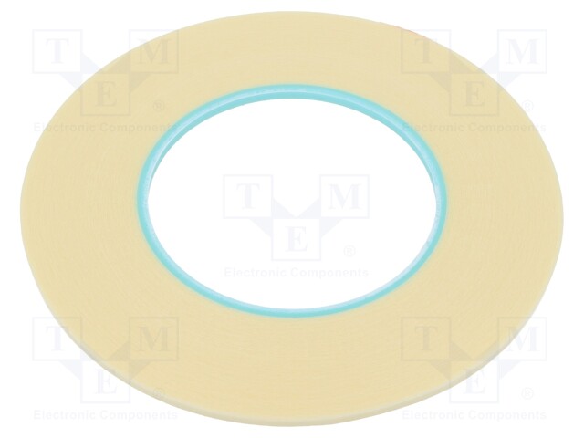 Tape: electrical insulating; W: 3mm; L: 45m; D: 0.304mm; beige; 20%