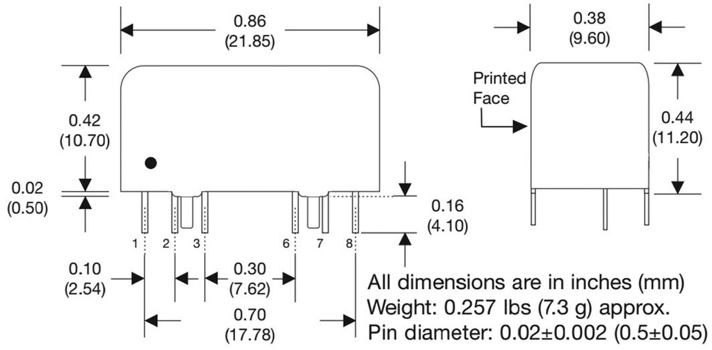 Converter: DC/DC; 12VDC