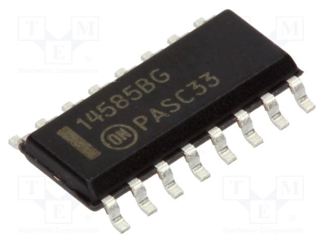 IC: digital; comparator; CMOS; Resolution: 4bit; SMD; SO16