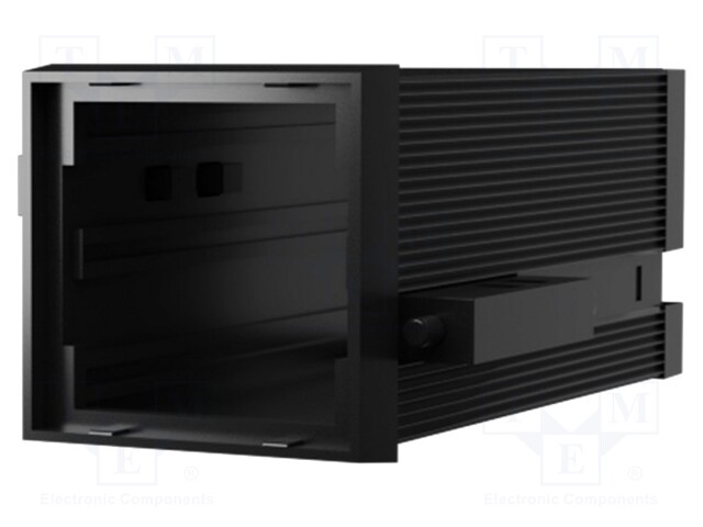 Enclosure: panel; X: 48mm; Y: 48mm; Z: 100mm; ABS + PC,PPO; black