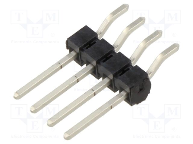 Connector: pin strips; pin header; male; PIN: 4; SMT; horizontal