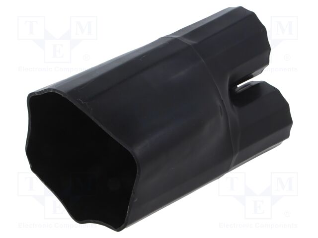 Cable breakout; 125/52mm; black; Diam.after shrinking: 46/22mm