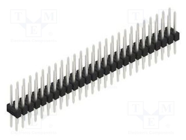Connector: pin strips; pin header; male; PIN: 52; 2.54mm; THT; 2x26