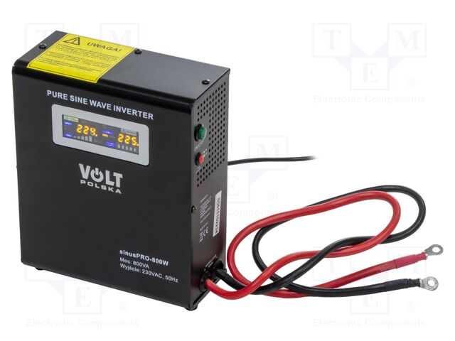 Converter: dc/ac; 500W; Uout: 230VAC; Out: mains 230V; 0÷40°C; 12V