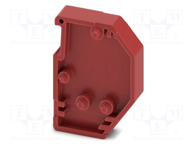 Separating plate; L: 24.4mm; ways: 1; W: 5.2mm; H: 18.5mm; Body: red